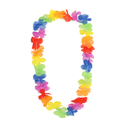 Colar Havaiano de Flores Leve e Confortável