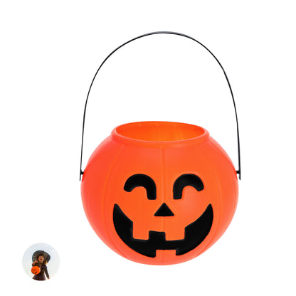 Cesta Halloween em Forma de Abóbora com Asa