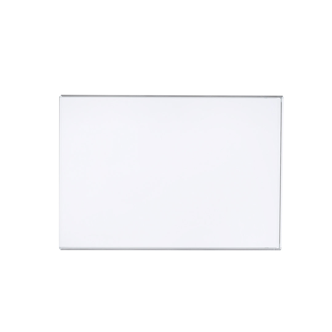 Placa em Cristal Elegante com Estojo Magnético
