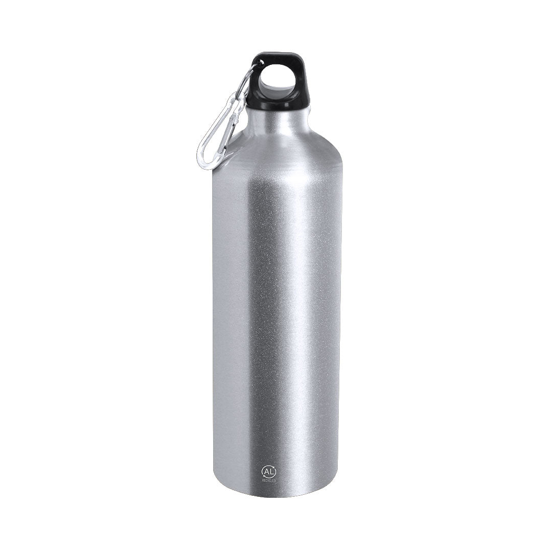 Bidão de Alumínio Reciclado 800 ml com Mosquetão