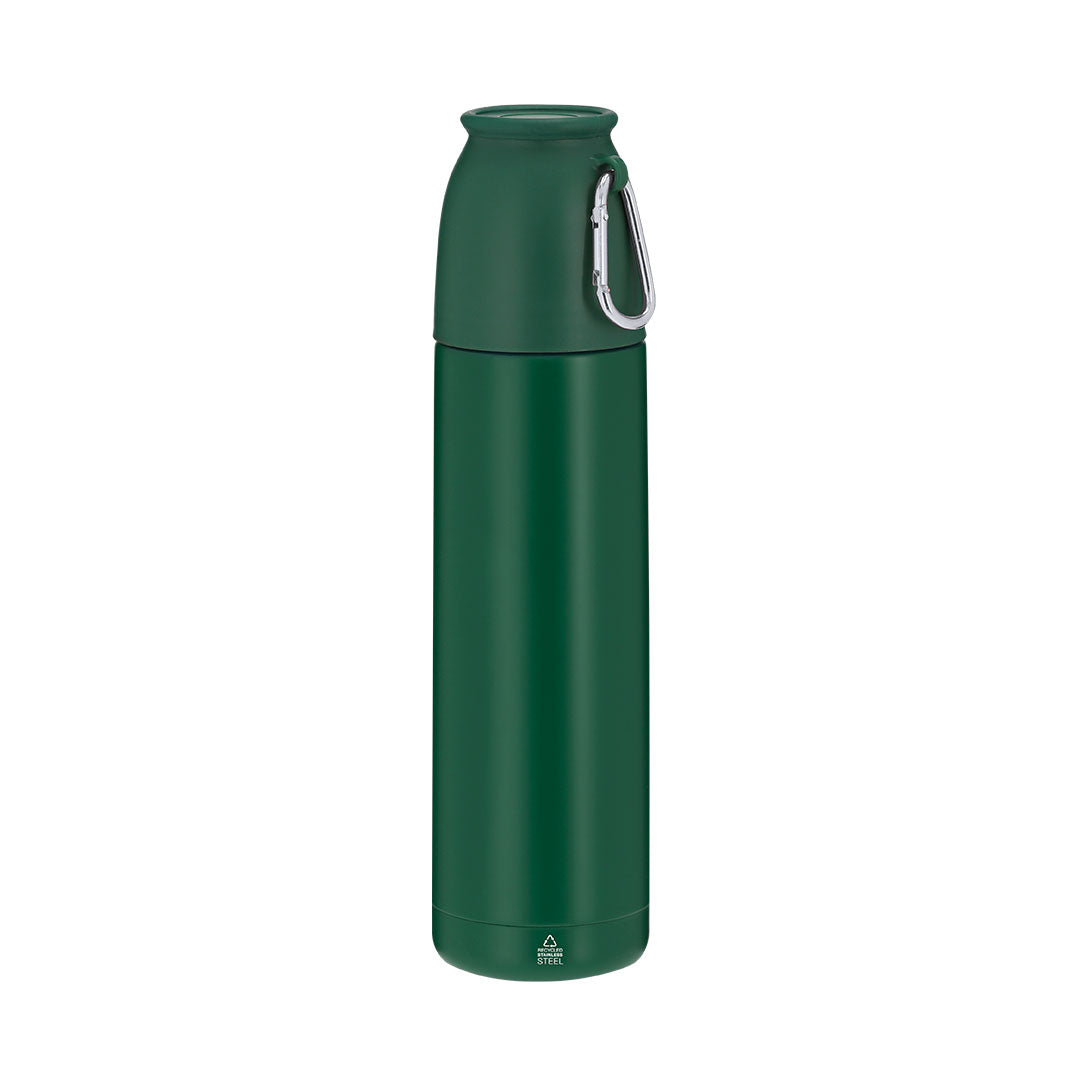 Clorin - Termo e Chávena em Aço Inoxidável Reciclado 500ml