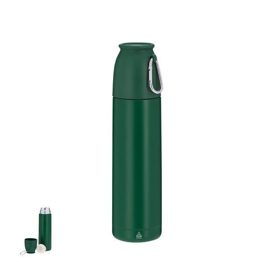 Clorin - Termo e Chávena em Aço Inoxidável Reciclado 500ml