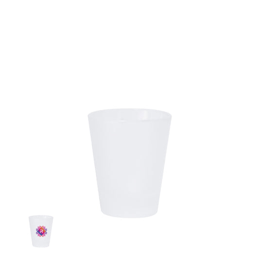 Vaso Chupito 50ml Cristal Frosted para Sublimação
