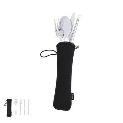 Conjunto de Talheres Sinix em Aço Inoxidável 5 Peças