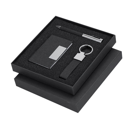 Set Elegante Fraxen em RPET Preto Bitono