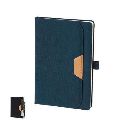 Bloc de Notas Zarek em RPET com Bolso Exterior