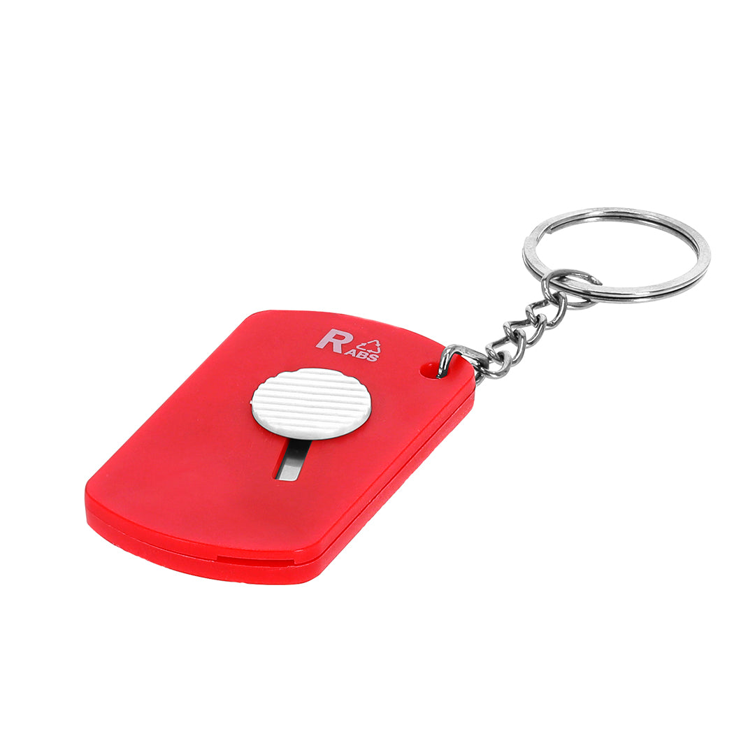 Llavero Cúter em ABS Reciclado com Lâmina em Aço Inox