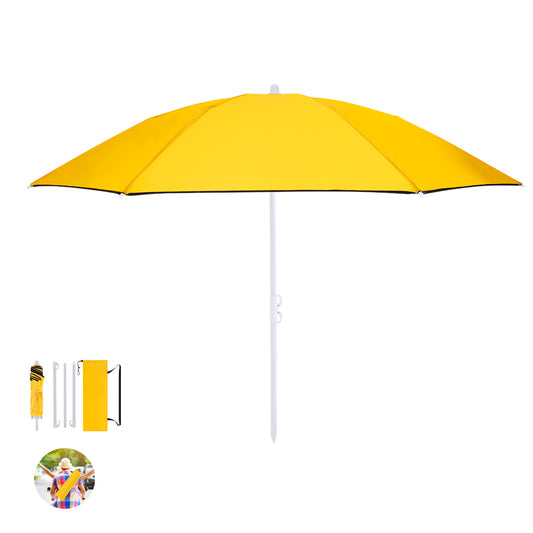 Sombrilla de Praia Plegável Misarya 160 cm com Proteção UV