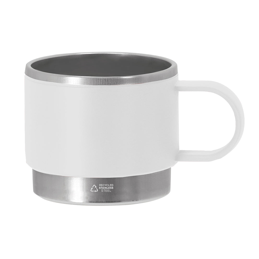Caneca Sustentável em PP e Aço Inoxidável Reciclado 140ml