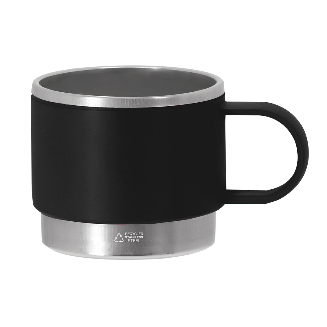 Caneca Sustentável em PP e Aço Inoxidável Reciclado 140ml