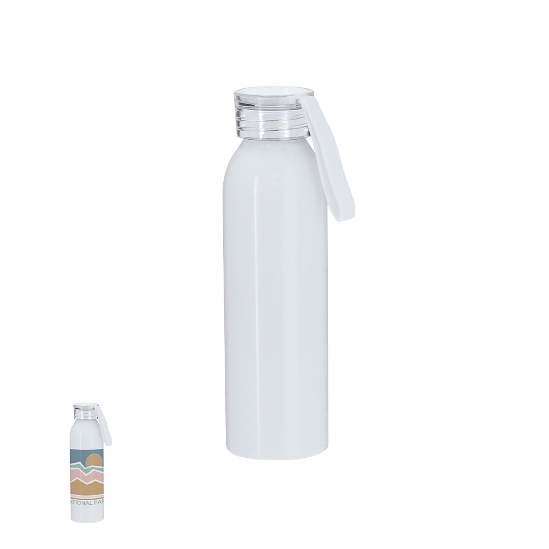 Bidão Alorin 650 ml em Alumínio Branco Sublimável