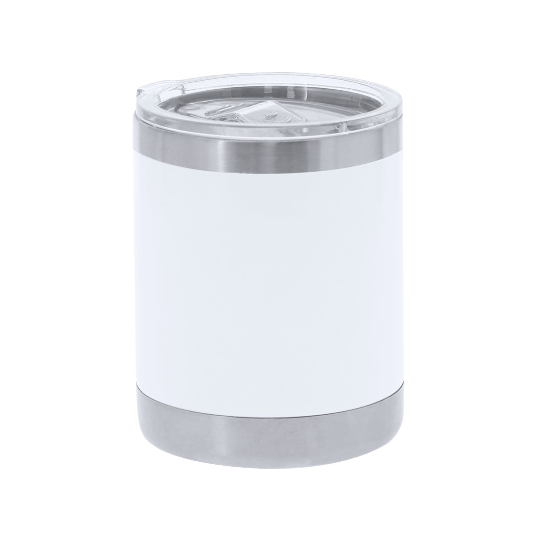 Vaso Térmico Branco 380ml com Dosificador Fácil