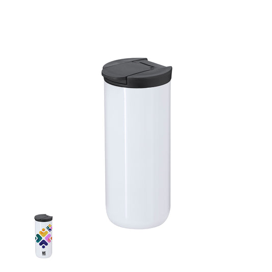 Vaso Térmico Lyrena 370ml Branco Brilho