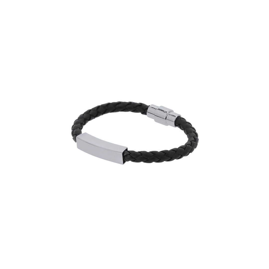 Pulseira de Pele Sintética com Fecho Magnético