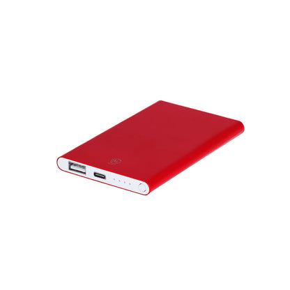 Power Bank 4000mAh em Alumínio Reciclado com USB Tipo C