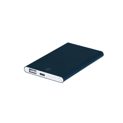 Power Bank 4000mAh em Alumínio Reciclado com USB Tipo C