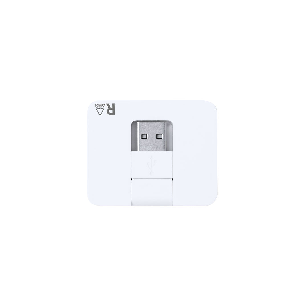 Hub USB 2.0 Ecológico com 2x Tipo C e 2x USB