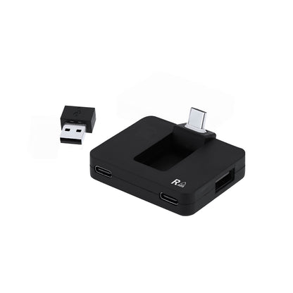 Hub USB 2.0 Ecológico com 2x Tipo C e 2x USB