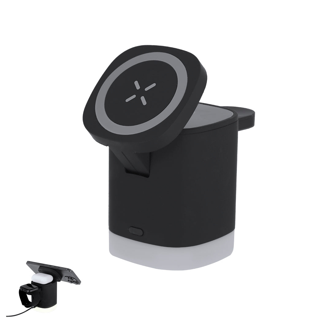 Ruclox - Carregador Magnético 3 em 1 Eco-Friendly 15W