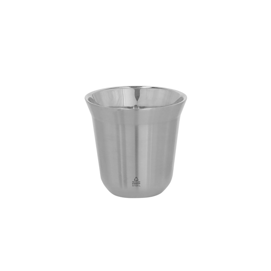 Conjunto Elegante de Copos em Aço Inoxidável Reciclado