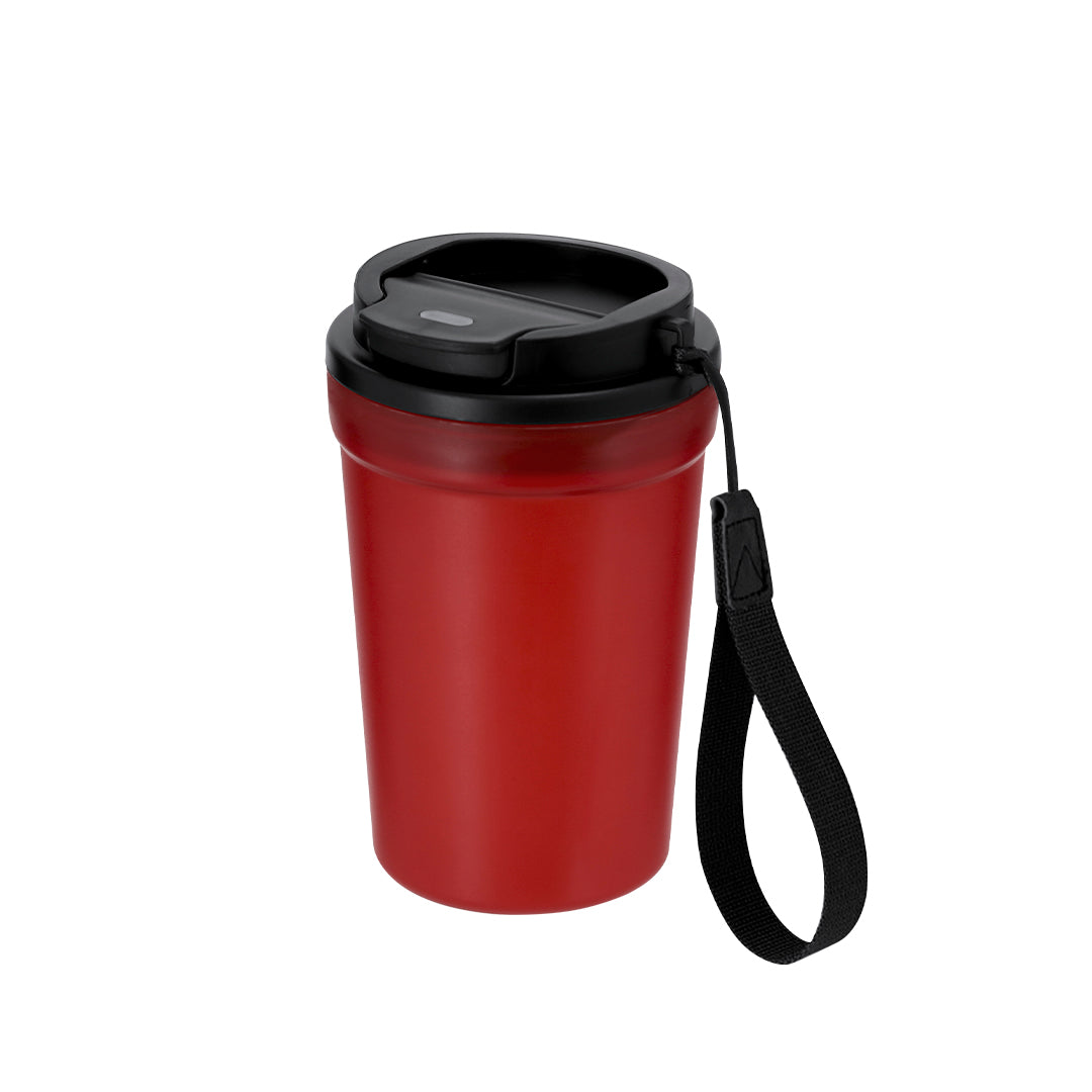 Vaso Kyndo 360 ml em PP Reciclado com Tampa Hermética