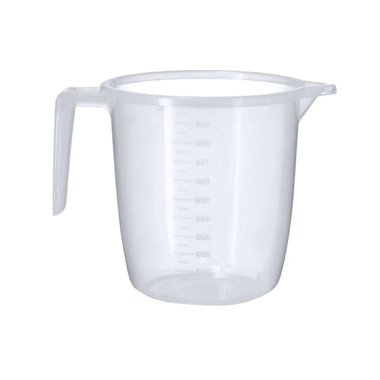 Jarra Medidora Transparente 1L com Asa e Vertedor