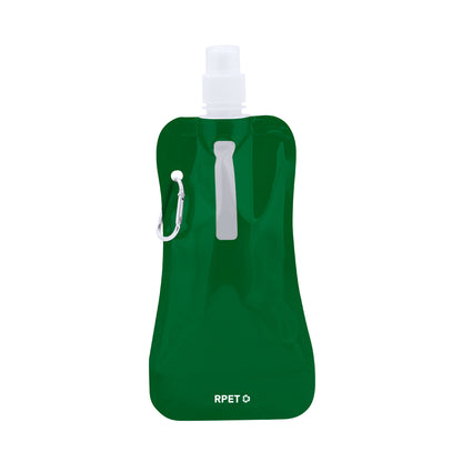 Bidão Flexível 400ml em RPET com Mosquetão