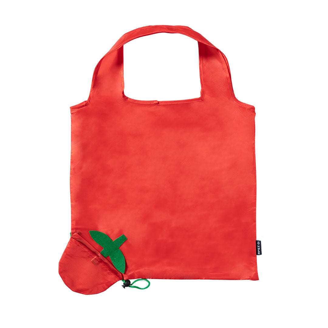 Bolsa Plegável em RPET com Design de Frutas