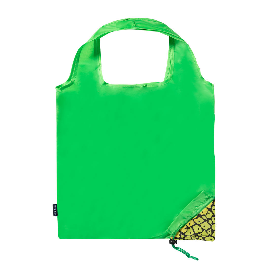 Bolsa Plegável em RPET com Design de Frutas