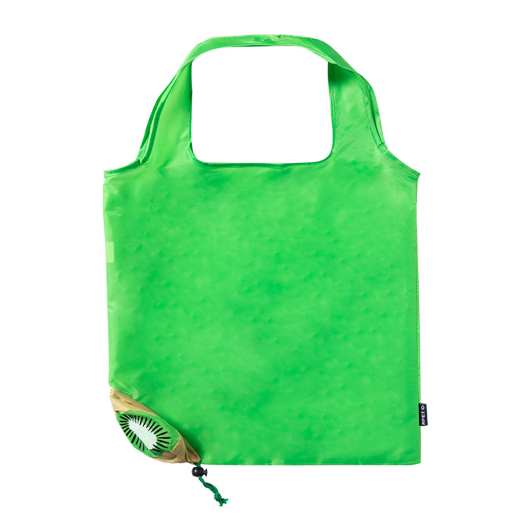 Bolsa Plegável em RPET com Design de Frutas
