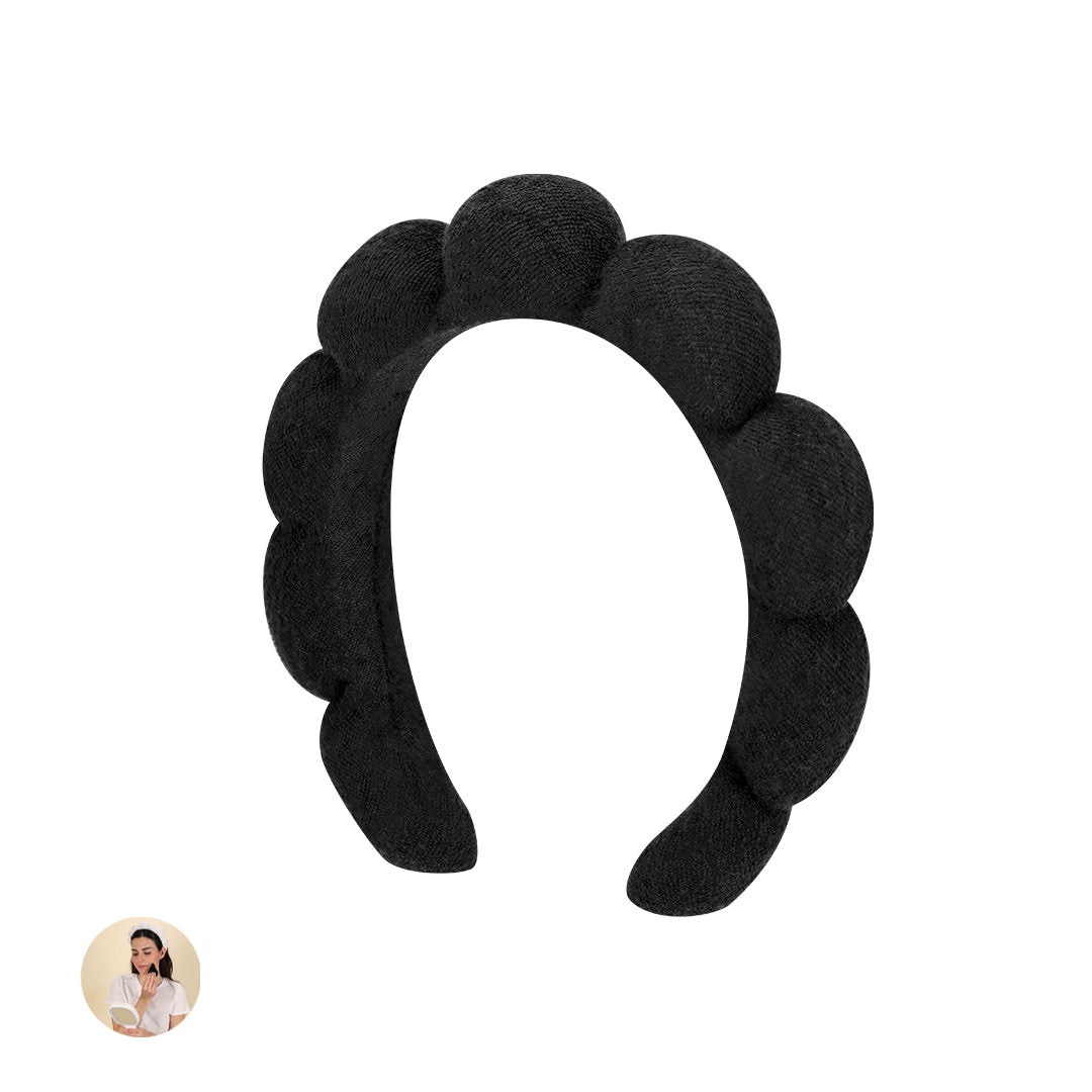 Diadema Suave para Cabelo e Rotina Facial