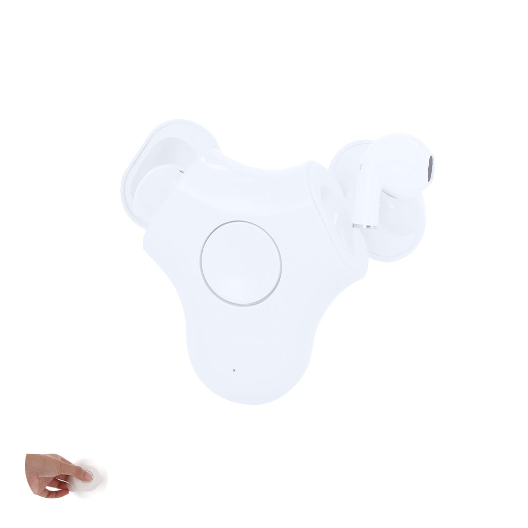 Auriculares Levin Bluetooth 5.3 com Estojo Spinner Branco