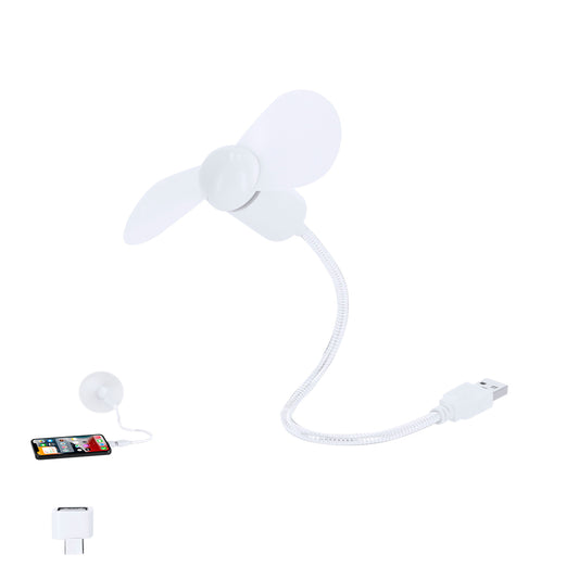Ventilador Flexível USB Tipo C - Praticidade em Qualquer Lugar