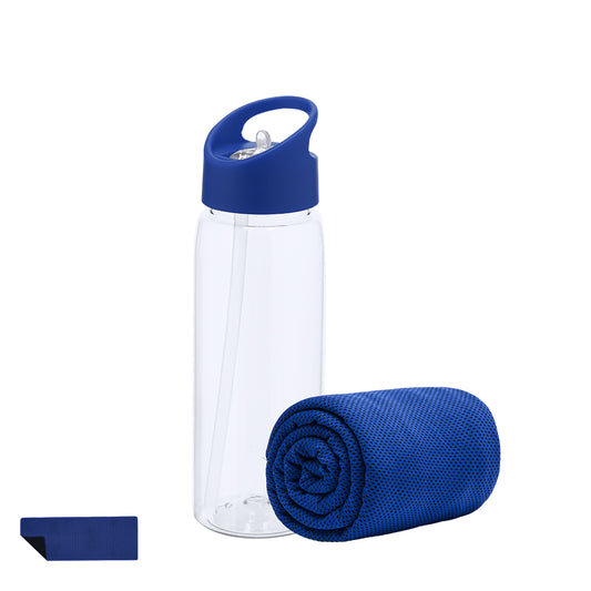 Conjunto Bidão e Toalha Sustentável em RPET 800ml