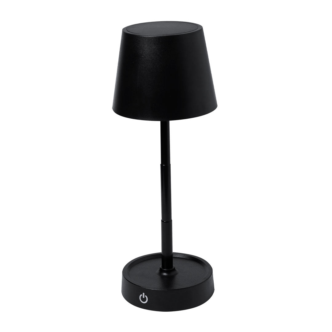 Lâmpada 'Kirsten' Preto Mate com LED e Bateria USB