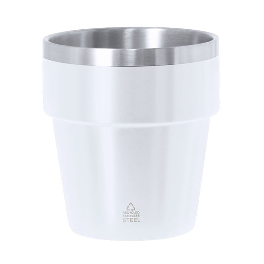 Vaso Térmico Mayden em Aço Inoxidável Reciclado 250ml