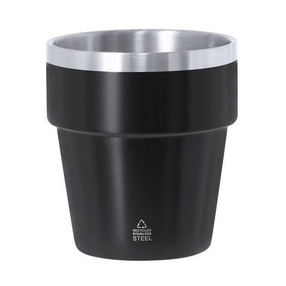 Vaso Térmico Mayden em Aço Inoxidável Reciclado 250ml