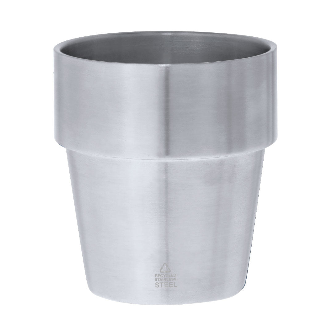Vaso Térmico Mayden em Aço Inoxidável Reciclado 250ml