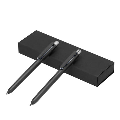 Conjunto Caneta Azul e Lápis Eterno em Estojo Reciclado