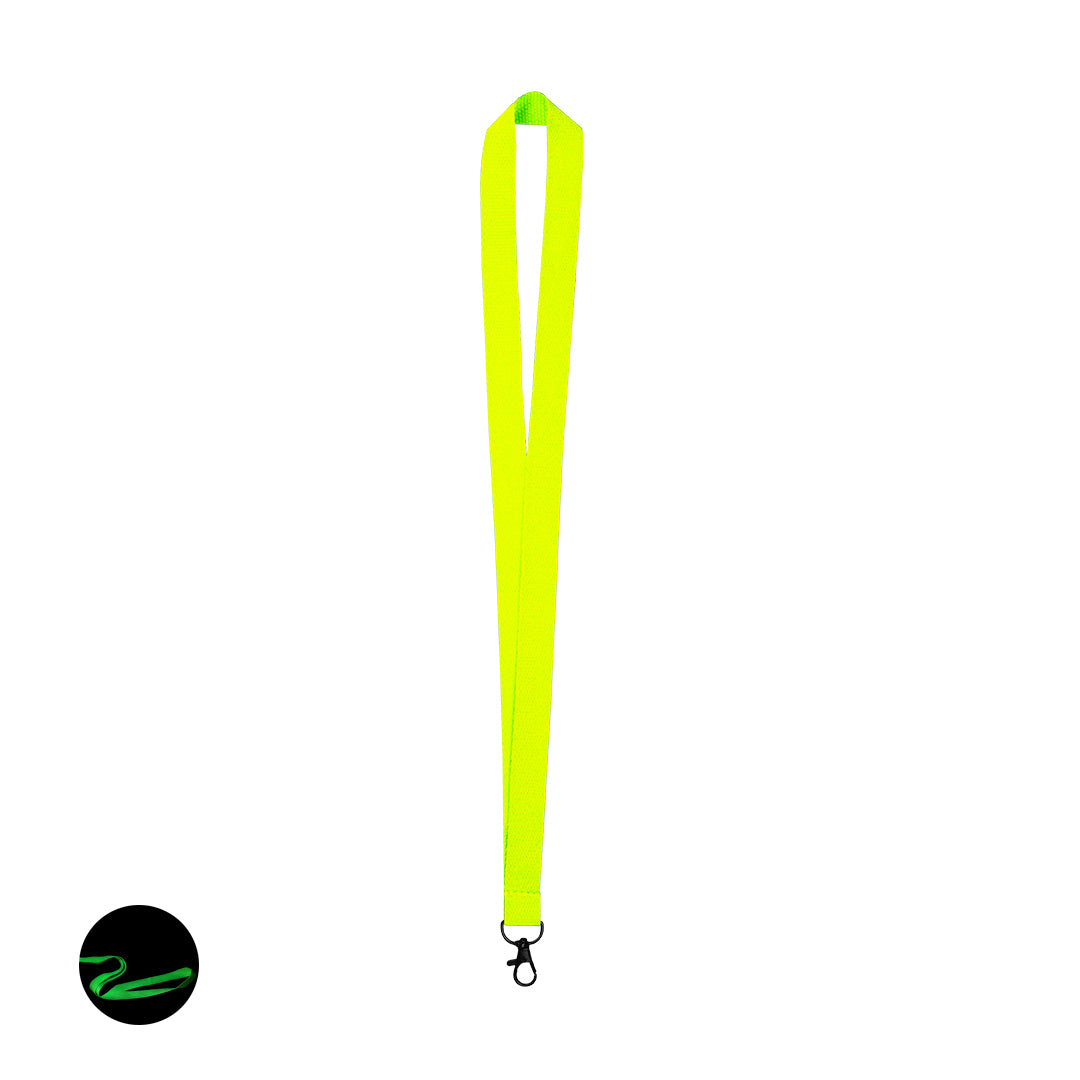 Lanyard Resistente com Gancho Metálico Giratório