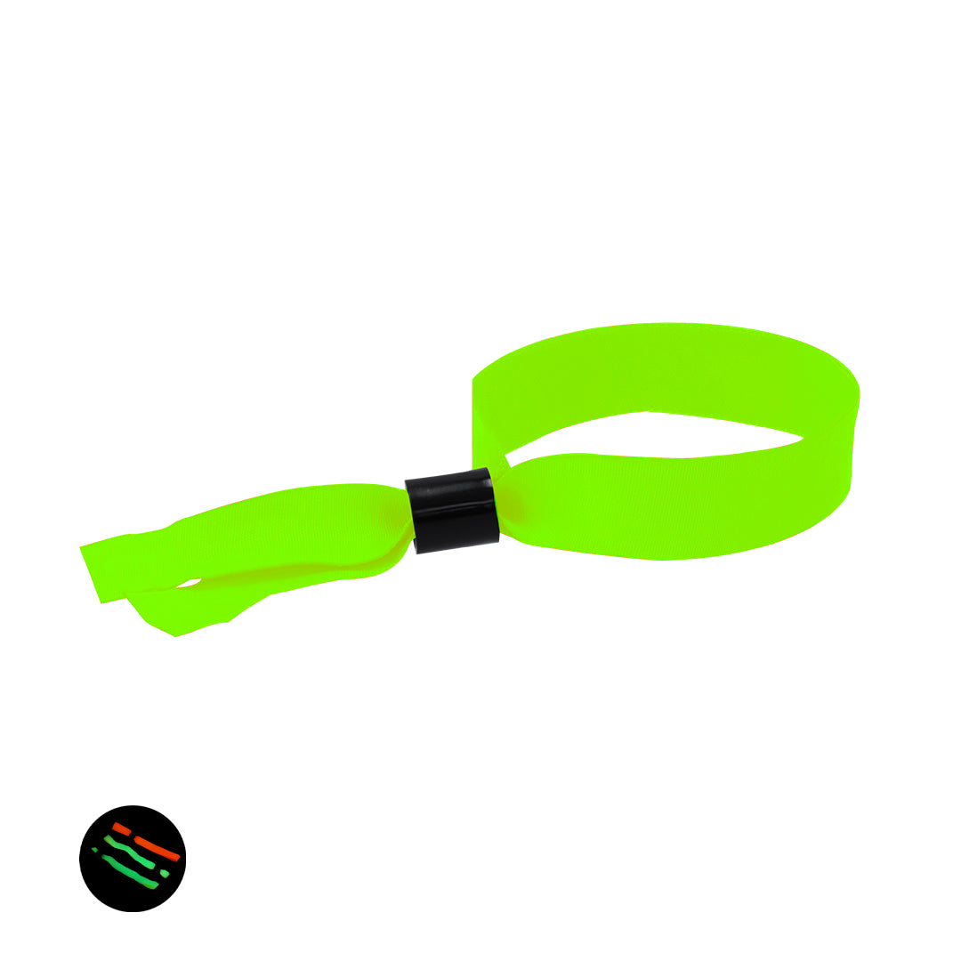 Pulseira Ajustável em Poliéster Resistente para Eventos