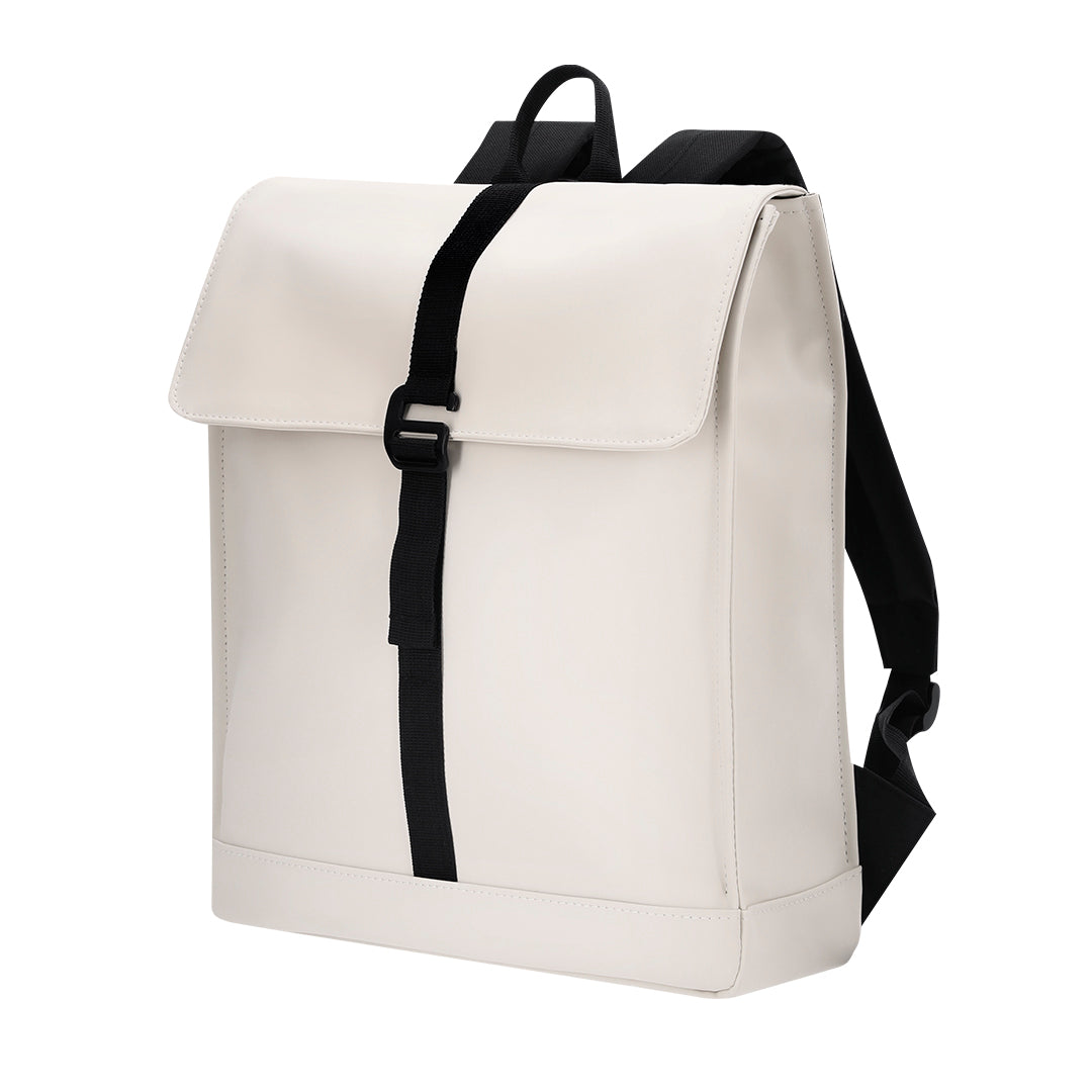 Mochila Elegante em PU com Compartimento para Laptop