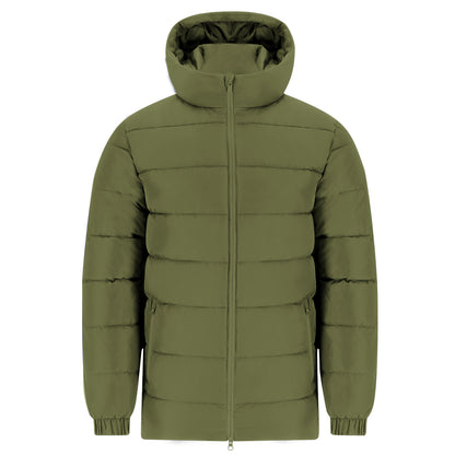 Parka Unissexo Acolchoada com Capuz e Visera