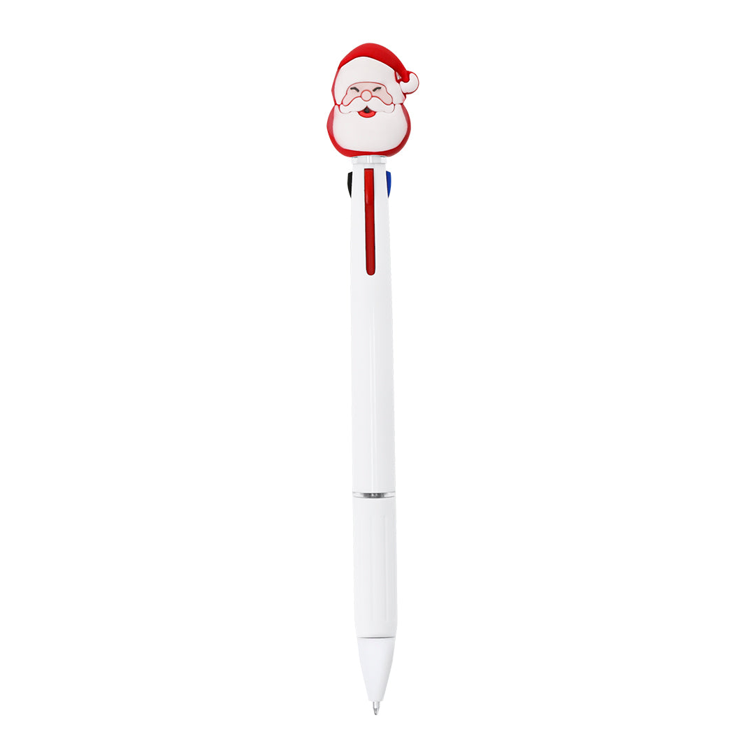 Caneta Multicolor 3 em 1 com Mecanismo de Pressão