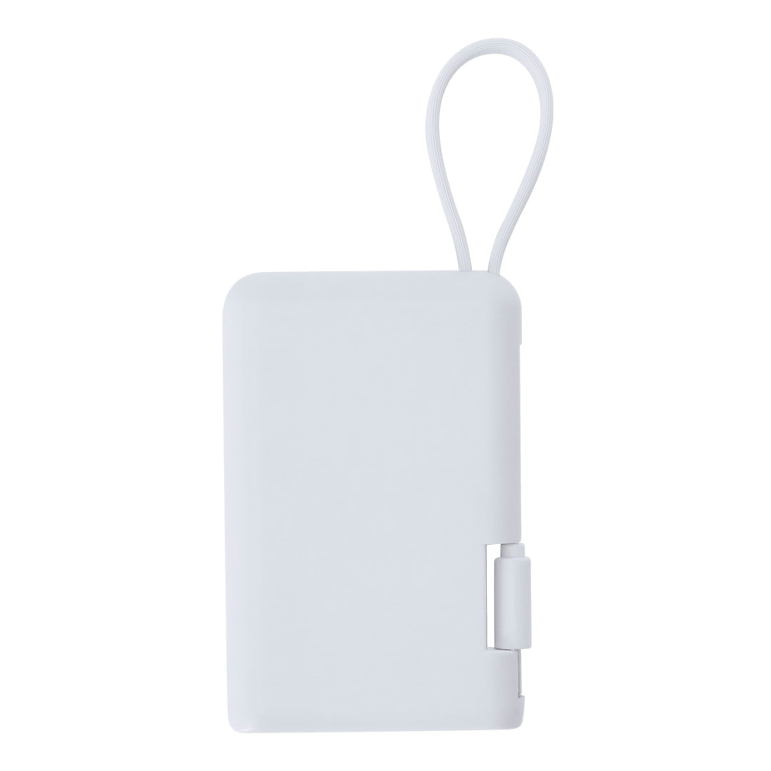 Power Bank Compacto 2000mAh com USB Tipo C