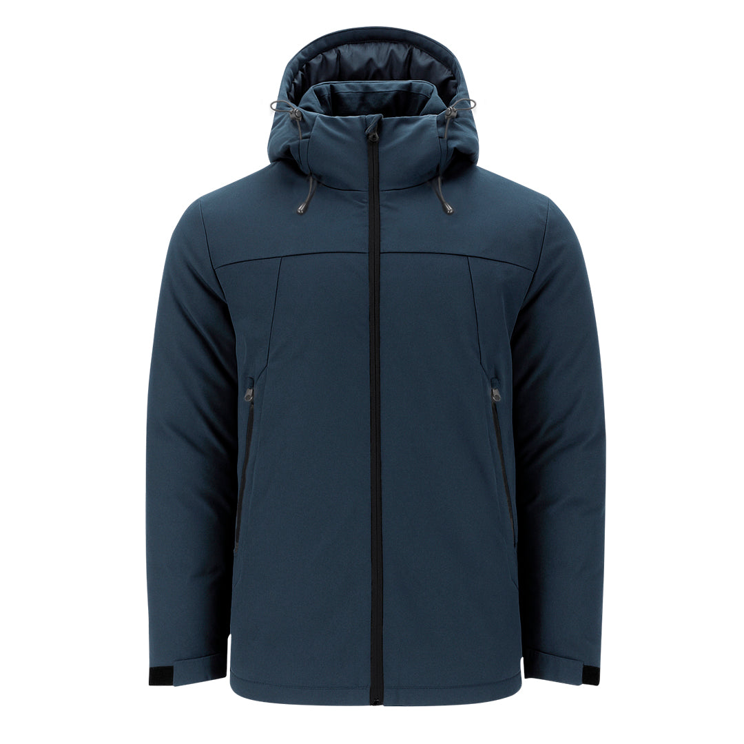 Parka Unissexo Acolchoada com Capuz Ajustável