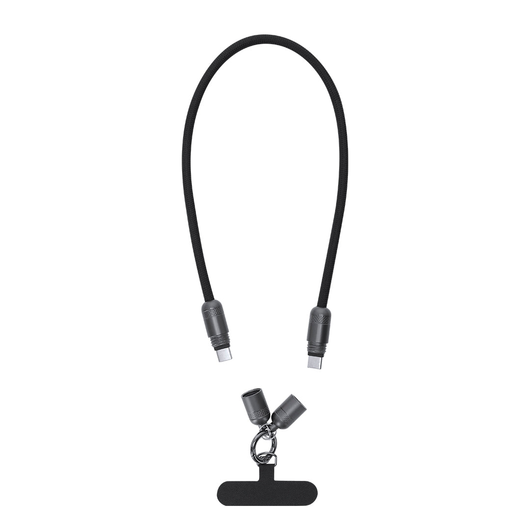 Micers Lanyard Cable 60W com Suporte para Telemóvel
