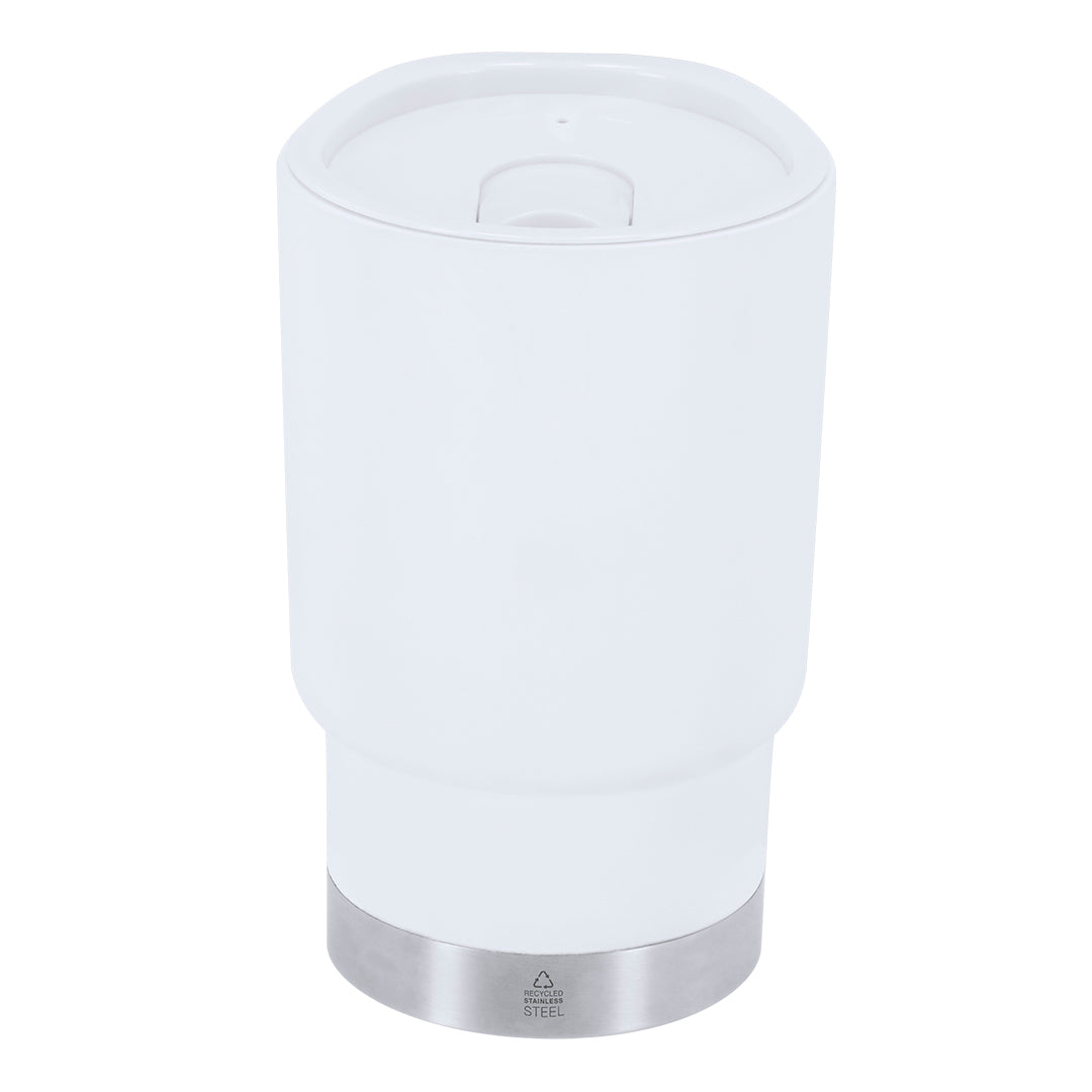 Vaso Térmico Clancy 380ml em PP e Aço Inoxidável