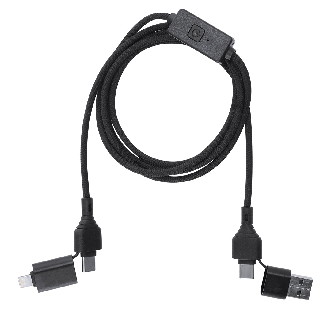 Cabo de Carga 60W com Proteção de Dados