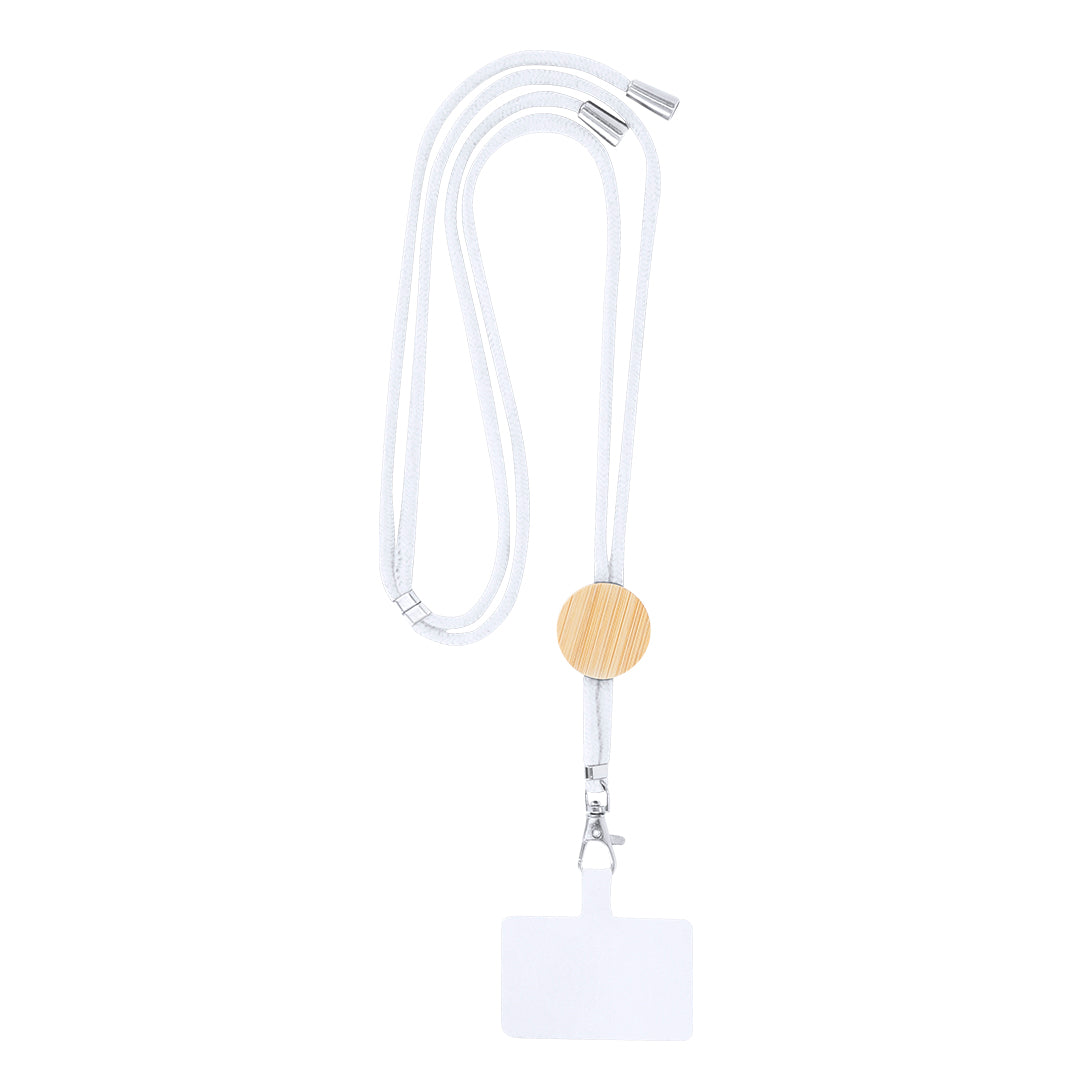 Thorne Lanyard com Acessório para Smartphone em Bambu